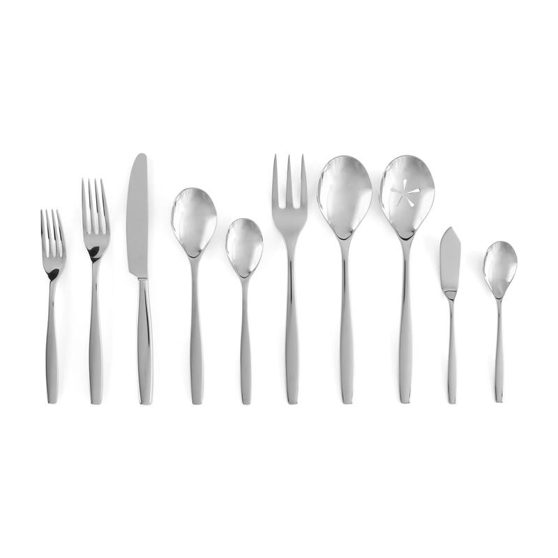 Nambe Aidan 45 Piece Flatware Set - Silver - Service for 8