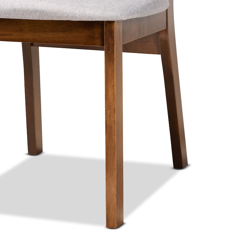 Damara Mid-Century Modern 2-Piece Dining Chair Set