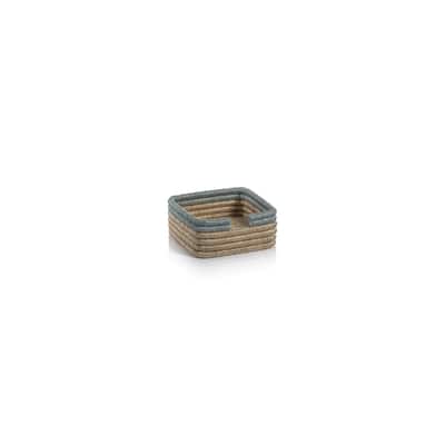 Laloma Coiled Rattan & Abaca Napkin Holder