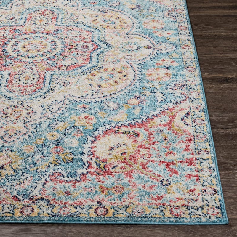 Livabliss Elaziz Updated Traditional Medallion Area Rug