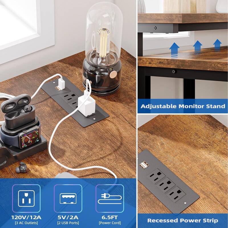 L Shaped Gaming Computer Desk