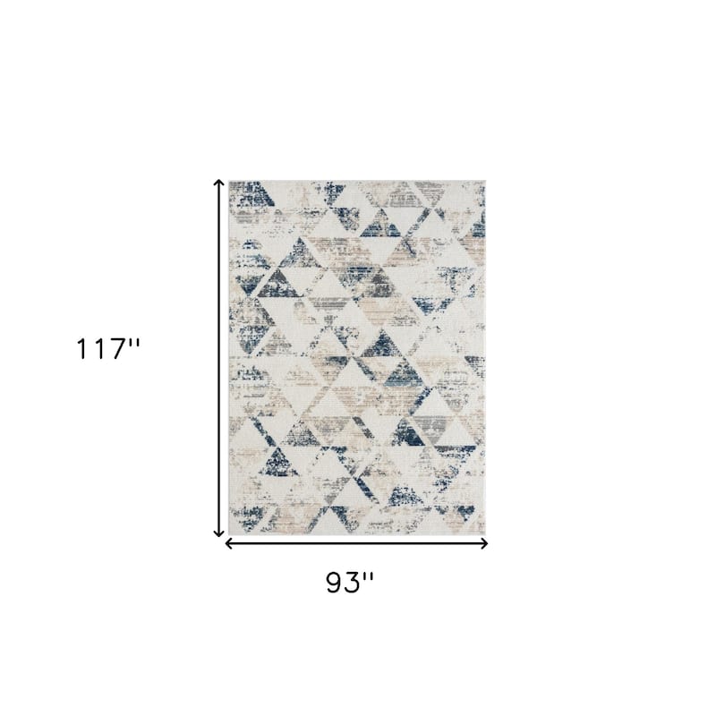 Taviv Geometric Area Rug By HomeRoots - 8' x 10'