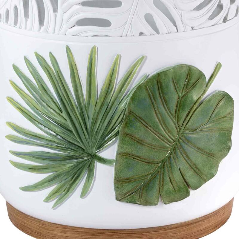 Avanti Linens Viva Palm Wastebasket