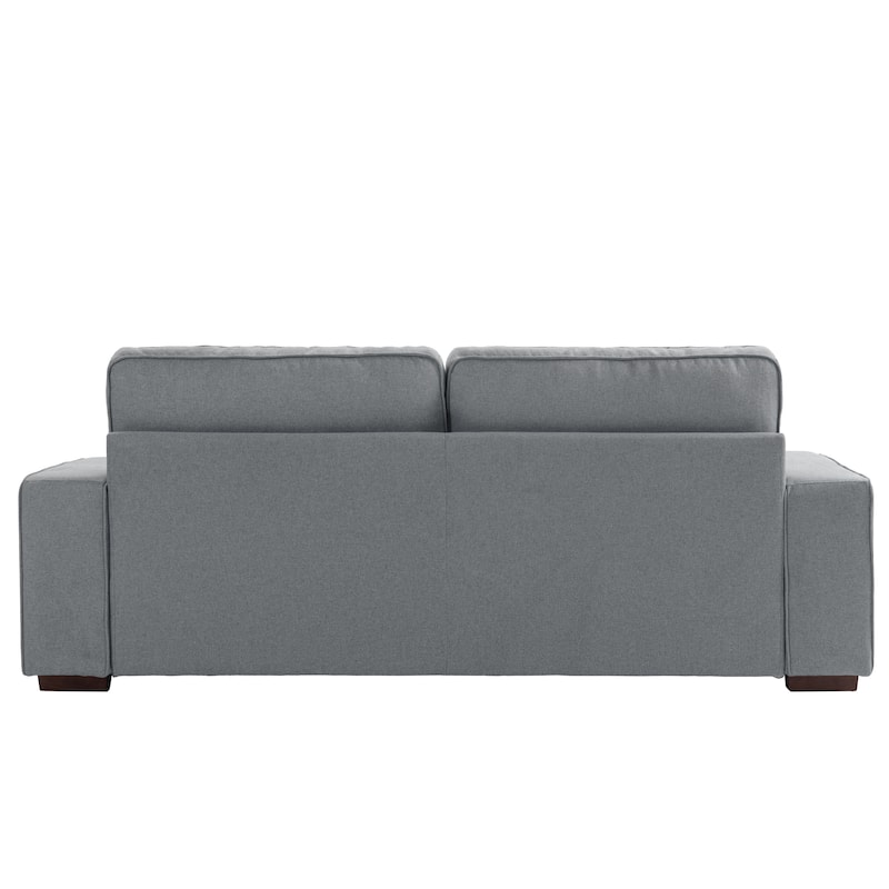 80" Linen 3-Seat Sofa Living Room Loveseat