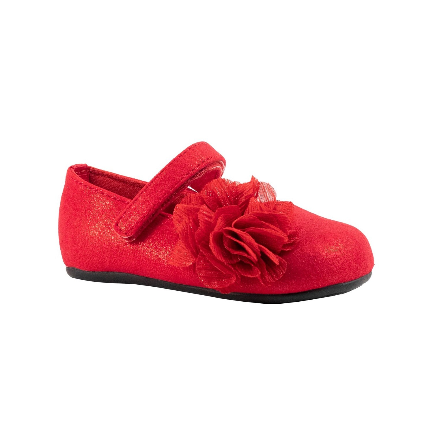 little girls red dress shoes