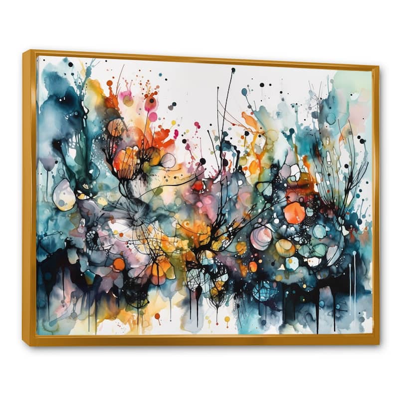 Designart "Captivating Boho Dance Ii" Abstract Framed Wall Decor