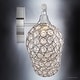 preview thumbnail 5 of 6, Luxury Crystal Globe LED Bathroom Vanity Light - 8" H, 23" W, 5.5" Dep
