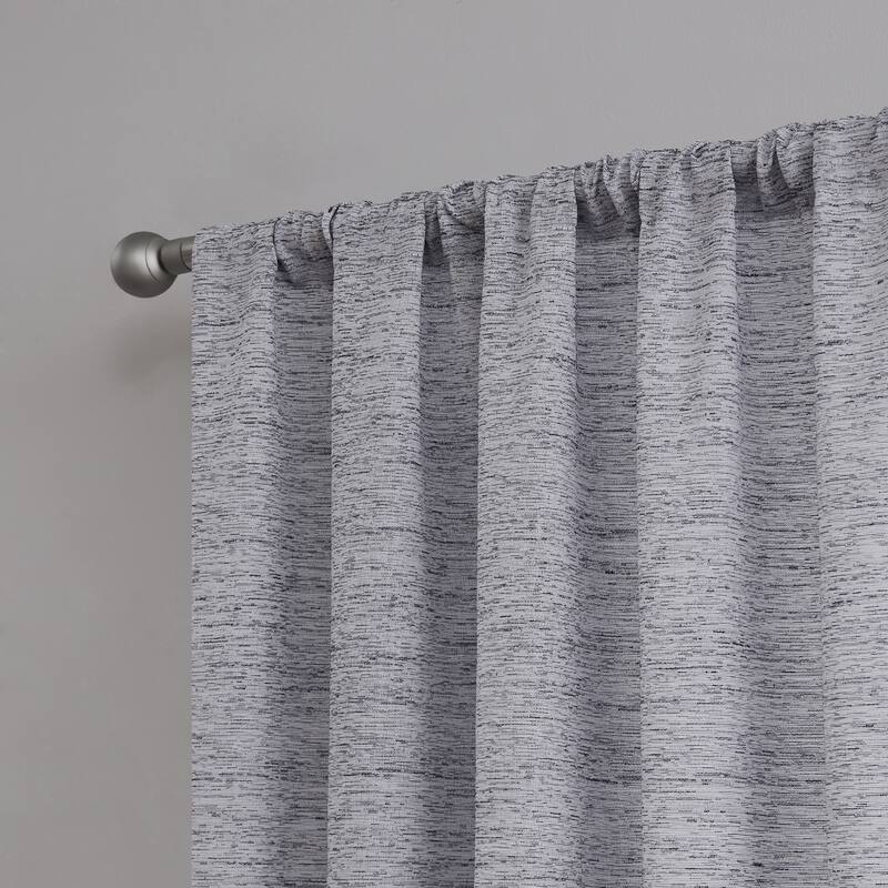 Nautica Light Filtering Textured Extra Wide Curtains (Set of 2)