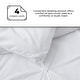 preview thumbnail 4 of 4, 3 Piece Pintuck Pinch Pleat Comforter Set, Bedding Set for All Season, White