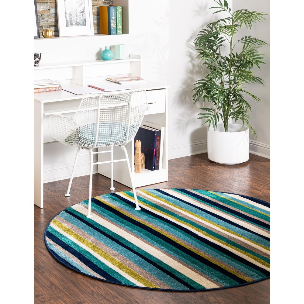Contemporary Chorisia Collection Area Rug