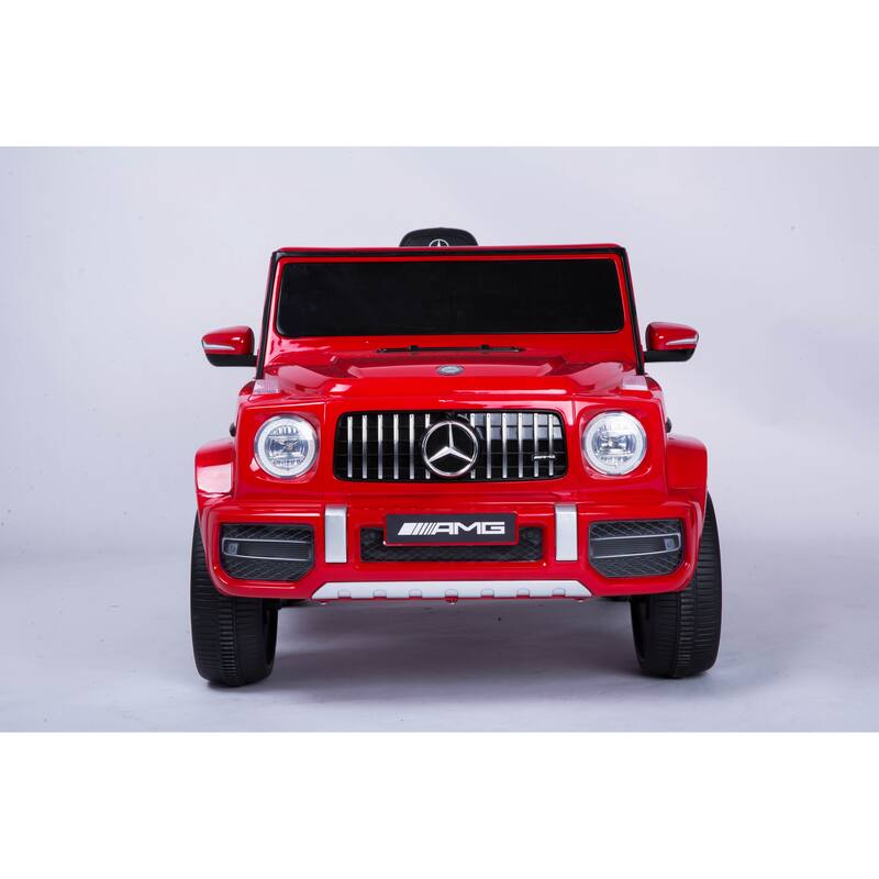 Mercedes-Benz G63 Kids Electric Ride-On Car with Parental Remote, Music Player, and Quake-Proof Wheels 鈥