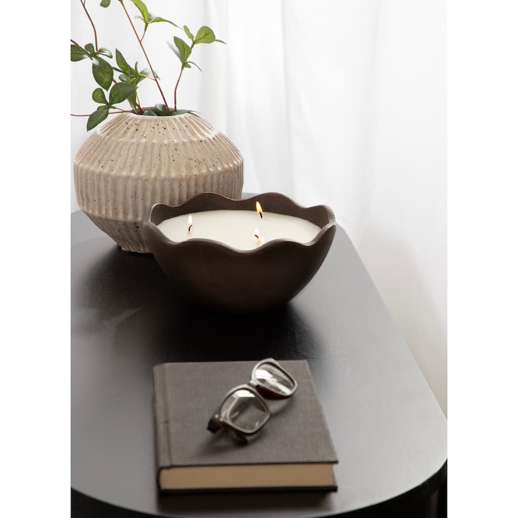 Kate and Laurel Alessia Metal Candle Bowl