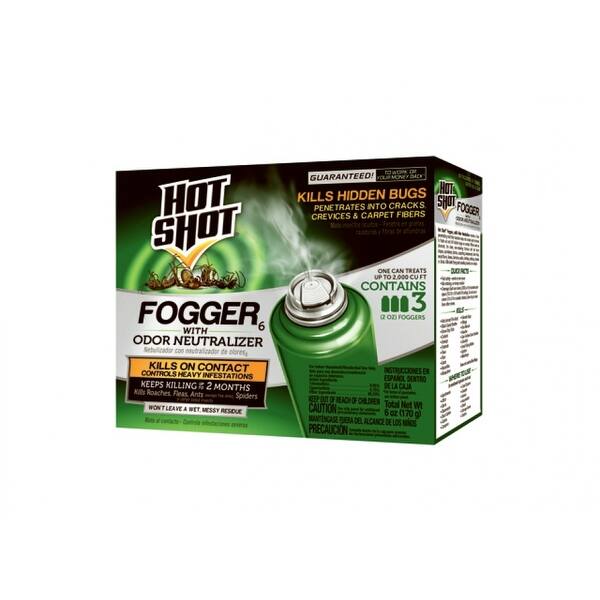 Shop Hot Shot Hg 96180 Indoor Fogger With Odor Neutralizer 2 Oz 3 Pack Overstock 25488324