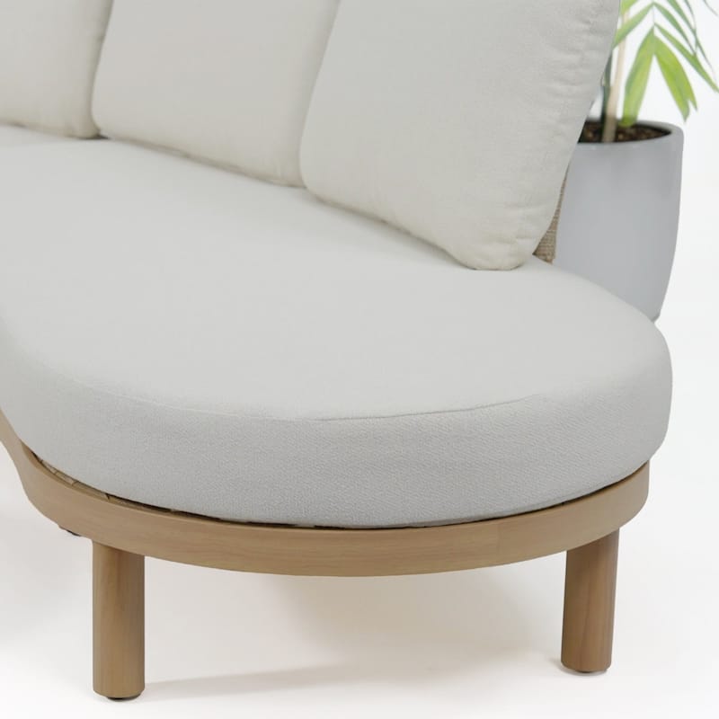 Studio London 2 Piece Outdoor Patio Conversation Set 4–6 Person Sofa