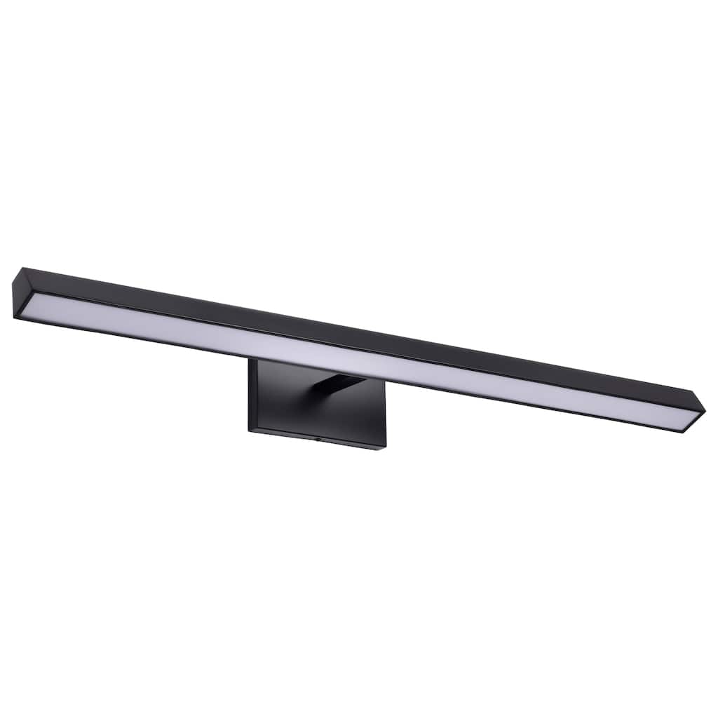 Mila 3 Foot LED Picture Light 3 CCT Selectable Black Finish Acrylic Lens