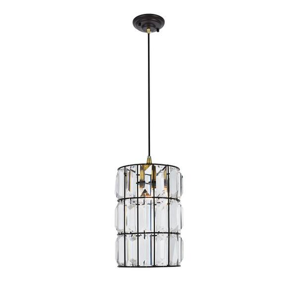 slide 2 of 7, Blair Collection Pendant D7.1 H11.5 Lt:1 Oil rubbed bronze Finish Oil Rubbed bronze