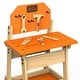 preview thumbnail 5 of 3, Black and Decker Kids Workbench and six piece Wooden Tool Set