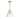 Dainolite Polly Modern and Contemporary 1 Light Incandescent Pendant, Aged Brass w/ Clear Glass