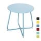 preview thumbnail 11 of 47, Clihome Weather-resistant Outdoor Steel Round Side Table