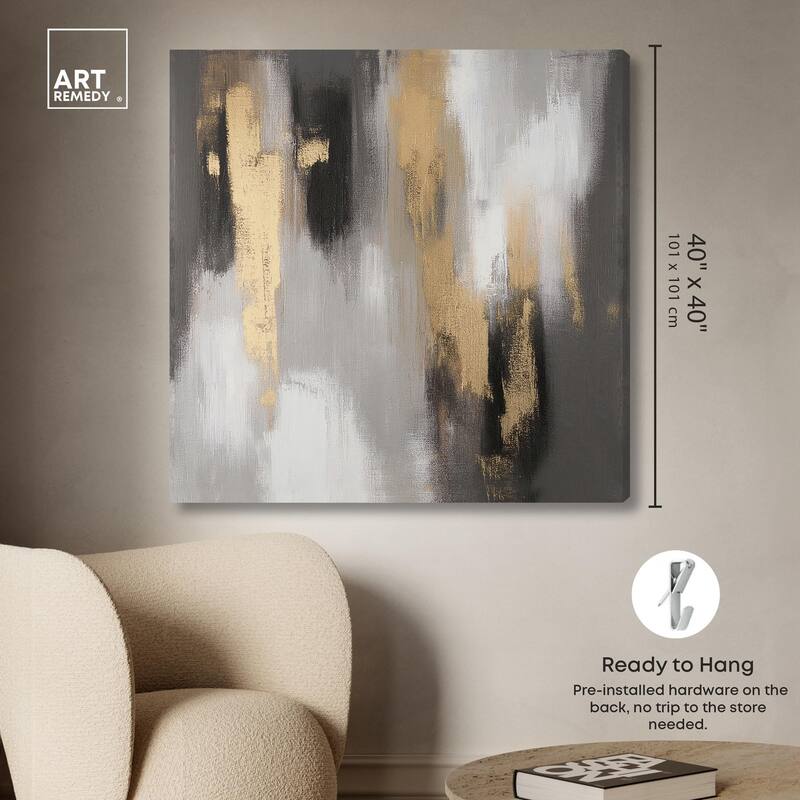 Gleaming Abyss I Canvas by Art Remedy, Gallery Wrapped