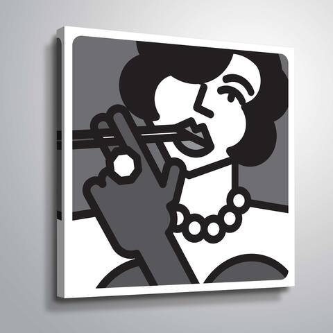 MADAME CHE FUMA Gallery Wrapped Canvas