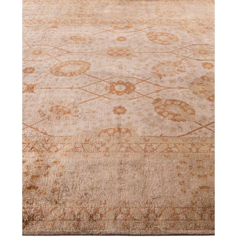 Overdyed One-of-a-Kind Hand-Knotted Area Rug - Beige - 6' 4" x 8' 9"