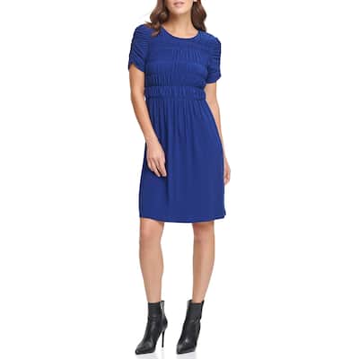 DKNY Ruched Mini Dress
