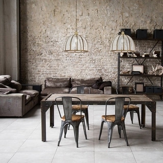 River of Goods Hayden Brass and Seeded Glass and Metal Pendant Light with Adjustable Hanging Cord