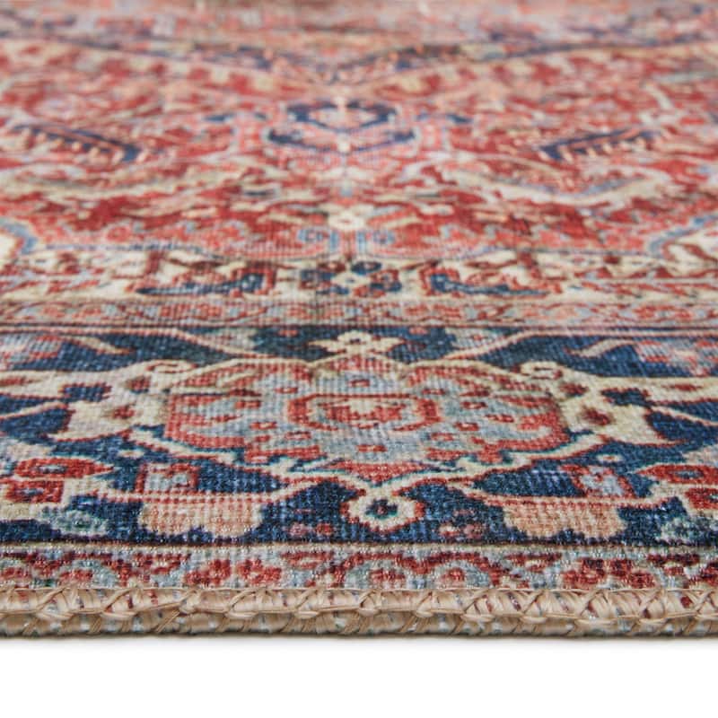 Alexander Home Victoria Bohemian Medallion Printed Vintage Area Rug