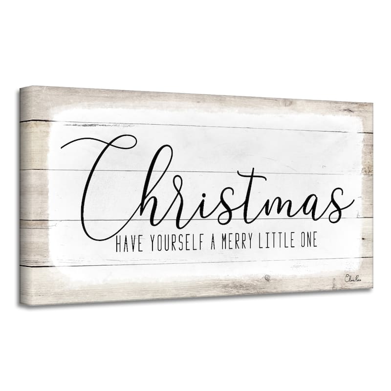Ready2HangArt 'Merry Christmas II' Holiday Canvas Wall Art by Olivia Rose