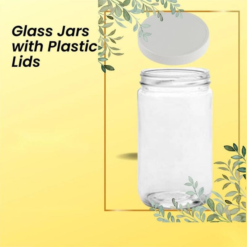 32 oz Jars with Extra Wide Mouth Lids