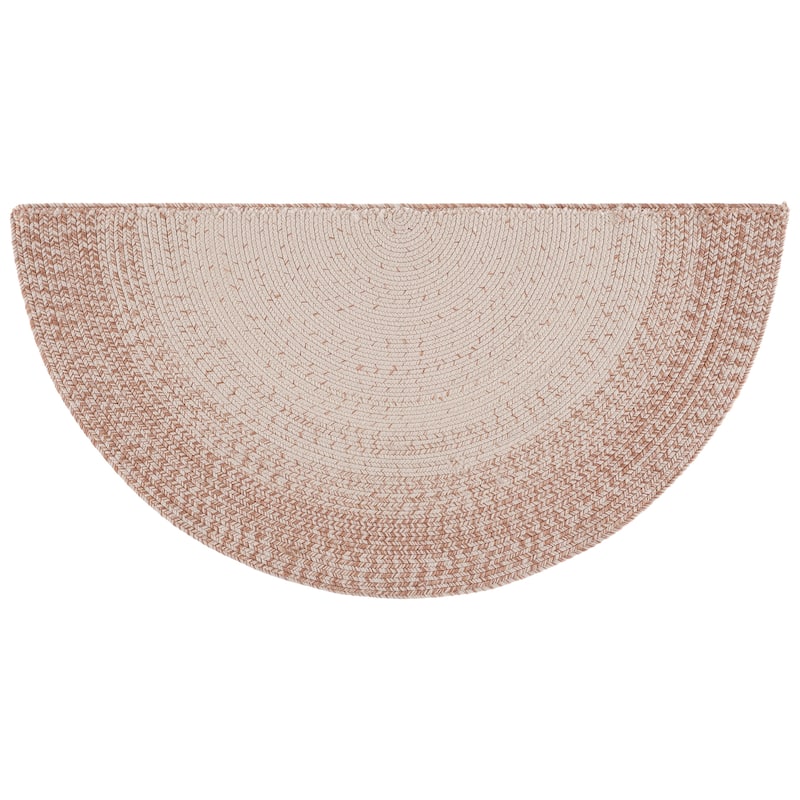 SAFAVIEH Handmade Braided Eiry Washable Indoor/Outdoor Rug - Weather Resistant & Easy Cleaning - 2' x 4' - Ivory/Beige