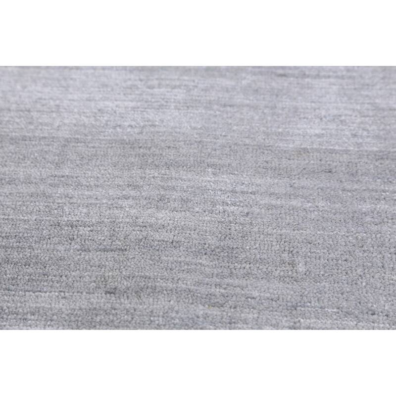 Hand Knotted Oriental 100% Wool Carpet Tribal Tribal Greys & Charcoal Gabbeh Area Rug - 12' 2'' X 9' 2''