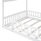 preview thumbnail 64 of 71, Kids Bed Frame, House Shape Floor Platform Bed Frame, Twin/Full Size Wood Bed with Fence for Child/Teens/Girls/Boys