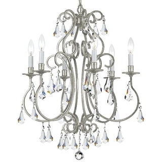 Modern Farmhouse 6 lights Chandelier Metal Candle Pendant Lighting D 22.4 Modern Farmhouse 6 lights Chandelier Metal Candle Pendant Lighting D 22.4