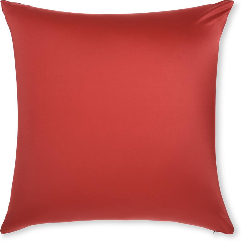 Throw Pillow Cozy Soft Microbead Maroon: 1 Pc - | 26 x 26 |