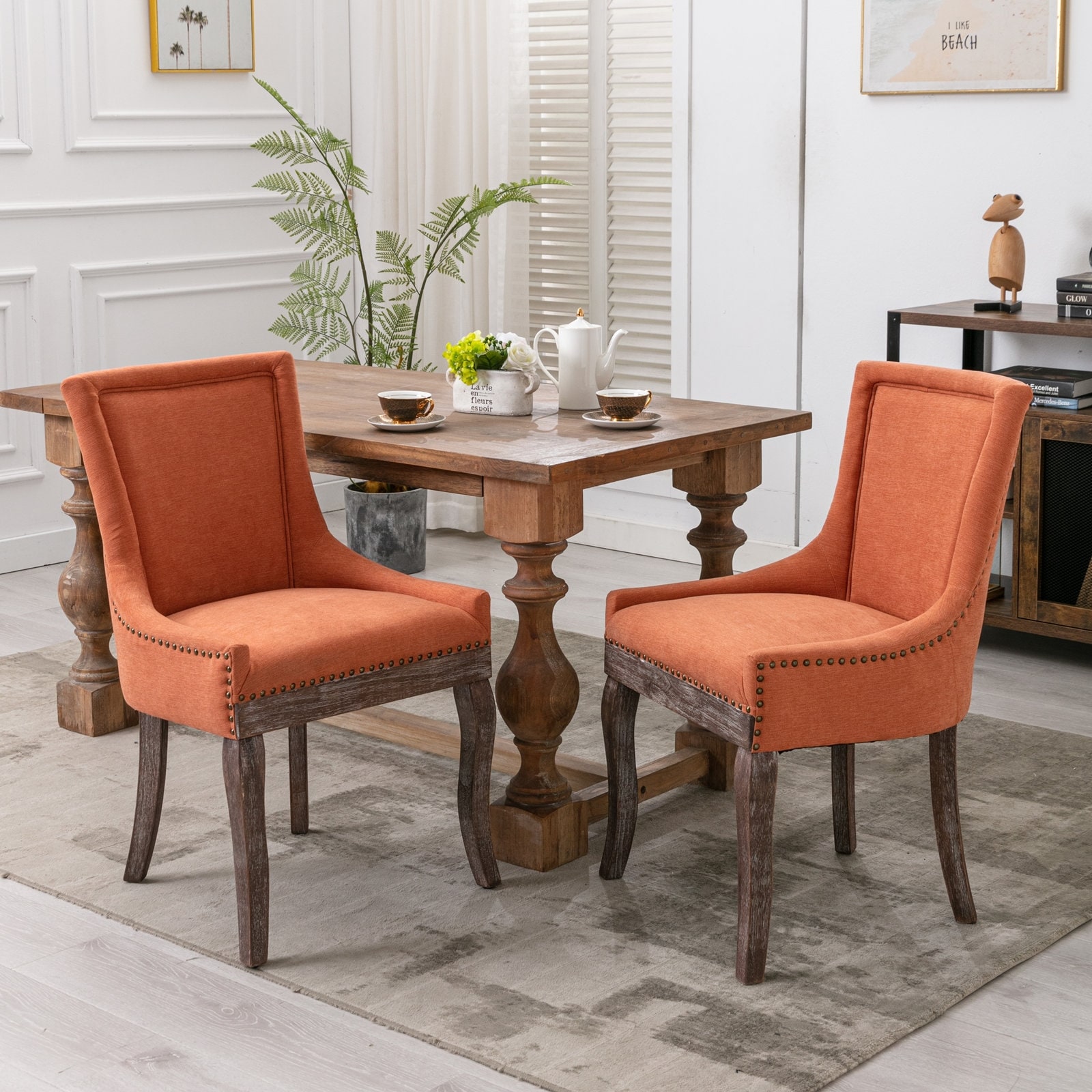 Neutral dining chairs deals