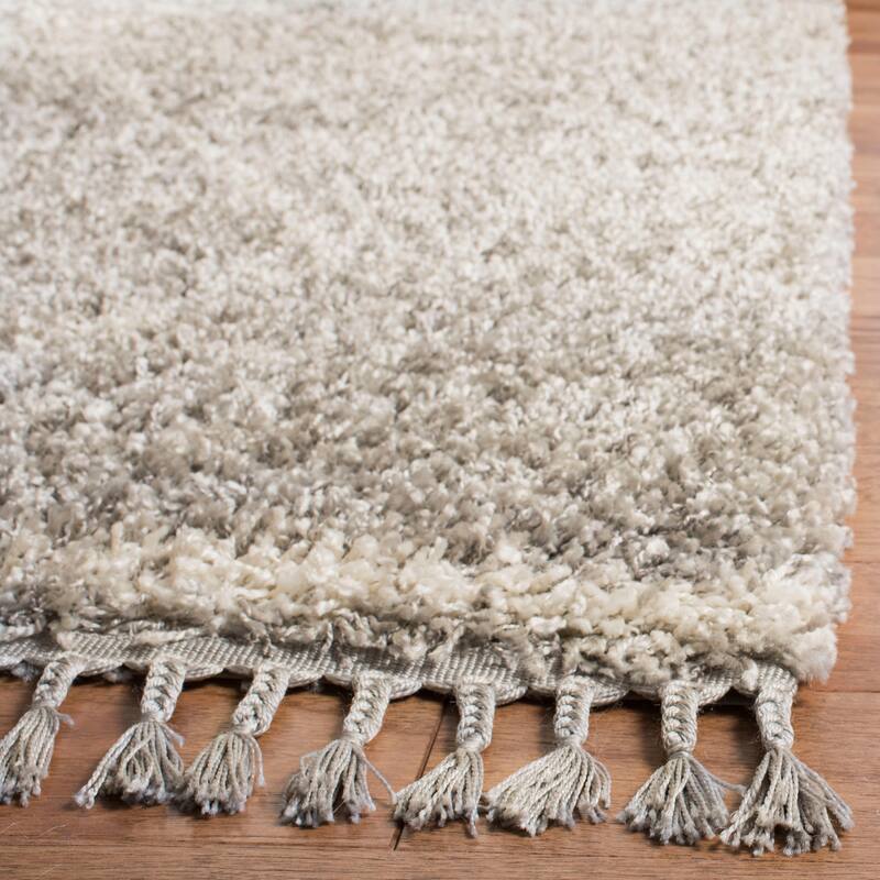 SAFAVIEH Pro Luxe Shag Dile Moroccan Tassel 2.4-inch Thick