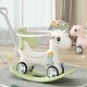 preview thumbnail 8 of 12, Unicorn Rocking Ride Toys for Toddlers with Handle and Balance Board Green