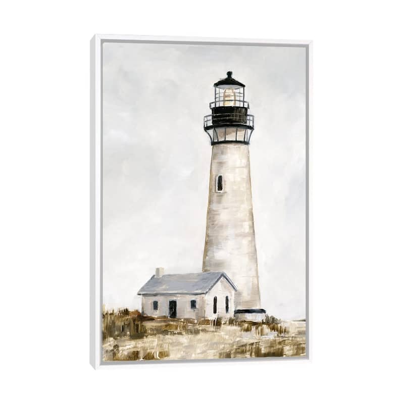 iCanvas "Rustic Lighthouse II" by Ethan Harper Framed Canvas Print - White - 40x26