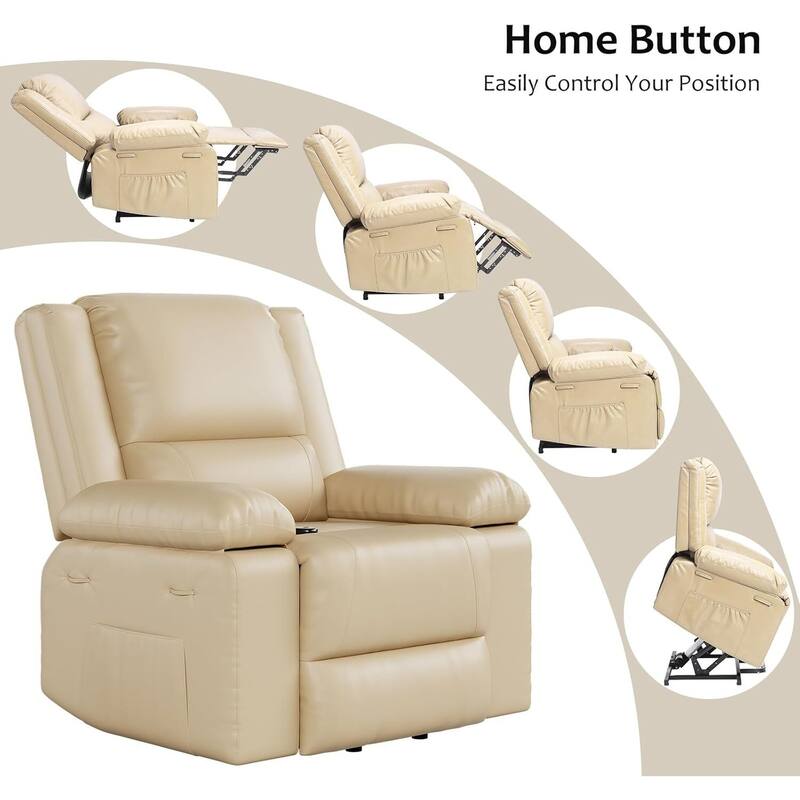 Power Lift Recliner, with Massage & Heat