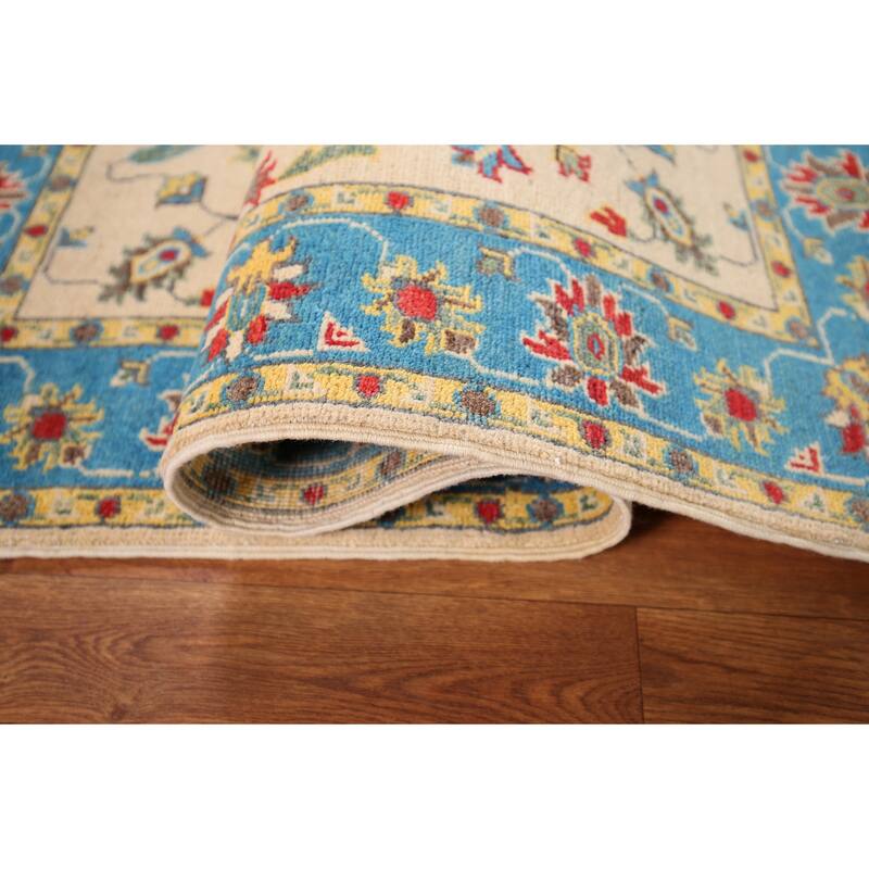 Transitional Oushak Oriental Accent Rug Handmade Wool Carpet - 3'5" x 5'0"