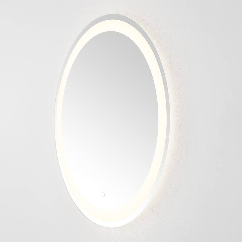 SAFAVIEH Tamica 30" Led Vanity Mirror - Silver - 30Wx1Dx30H