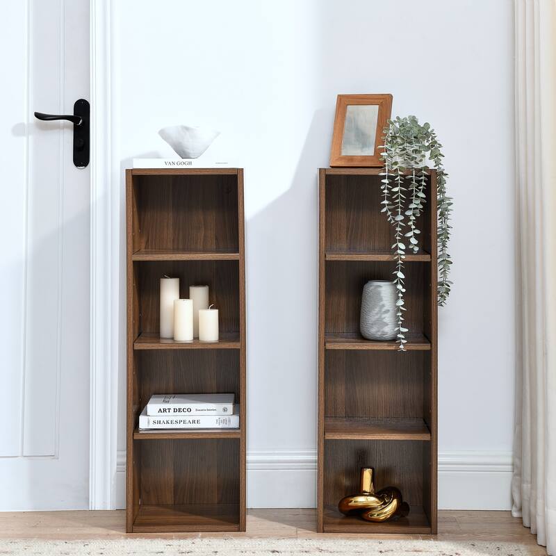 8-Tier Media Tower Rack,Slim Storage Cabinet, Bookcase Display