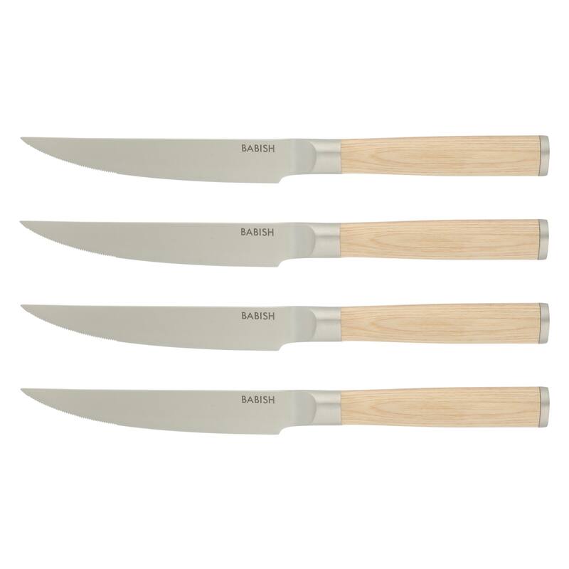 Babish High-Carbon 1.4116 German Steel 4 Pack 5" Steak Knife Set