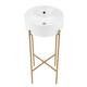 Option White / Brushed Gold