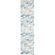 preview thumbnail 28 of 31, SAFAVIEH Skyler Coralee Modern Abstract Rug 2'2" x 9' Runner - Teal/Gold - Runner