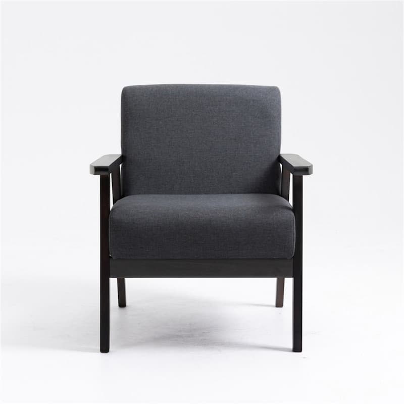 Espresso Loveseat and 2 Chair Living Room Set