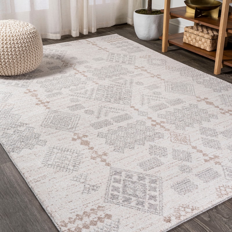 JONATHAN Y Imlil Berber Diamond Geometric Area Rug
