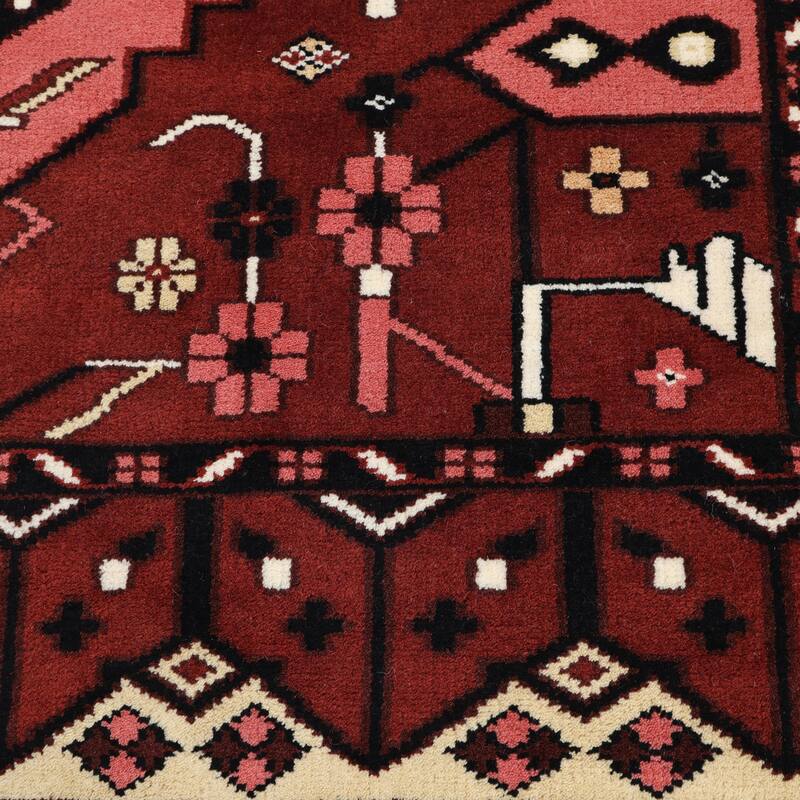 Overton Handmade Boho Southwestern Area Rug